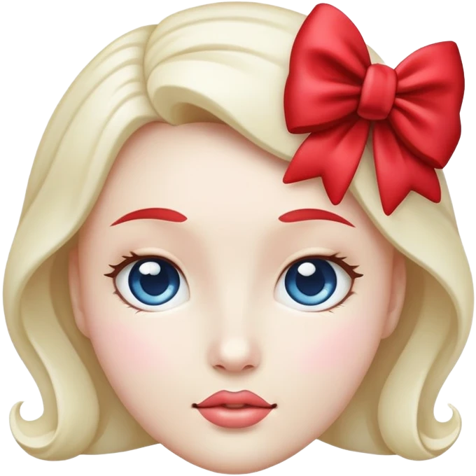 Face wearing a bow  emoji