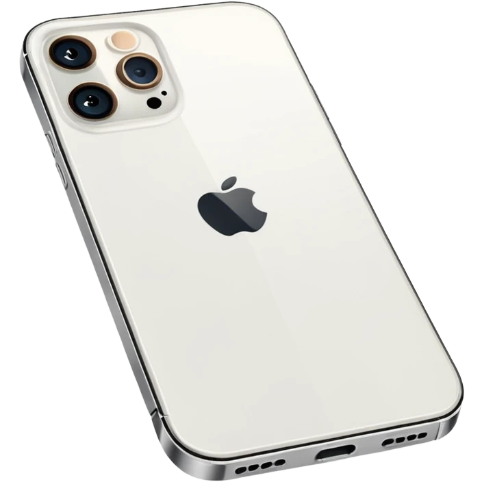 White iphone 12 pro max emoji