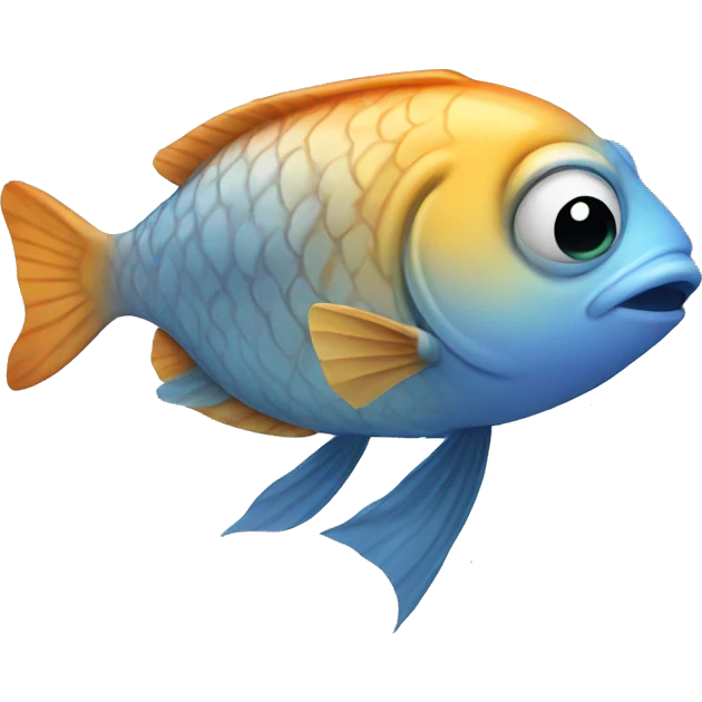 Sad fish emoji