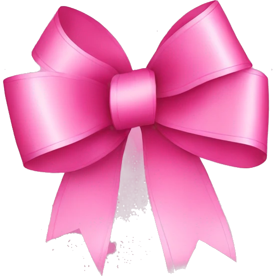 ribbons pink emoji
