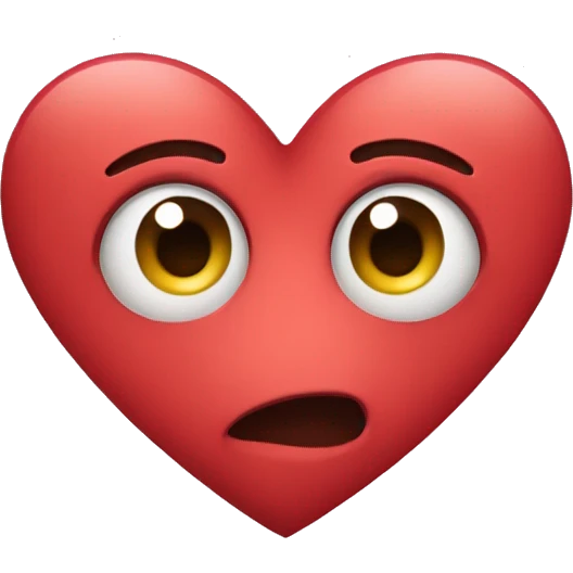 Heart eyes in a heart emoji