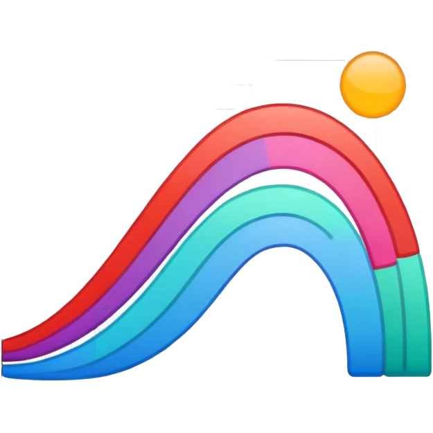 chart with curve emoji