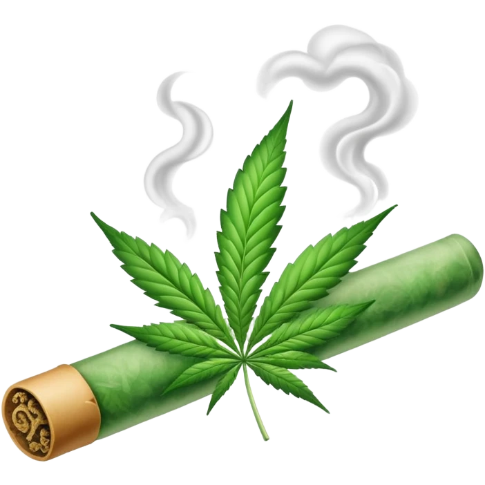 Cigarro de marihuana emoji