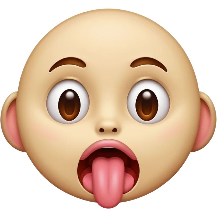 face with a tongue out making weird expression emoji