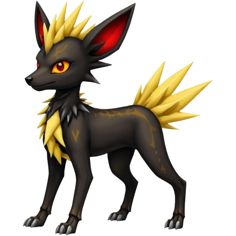 Skeletal Skinny Jolteon-Houndoom-Manectric-fusion emoji
