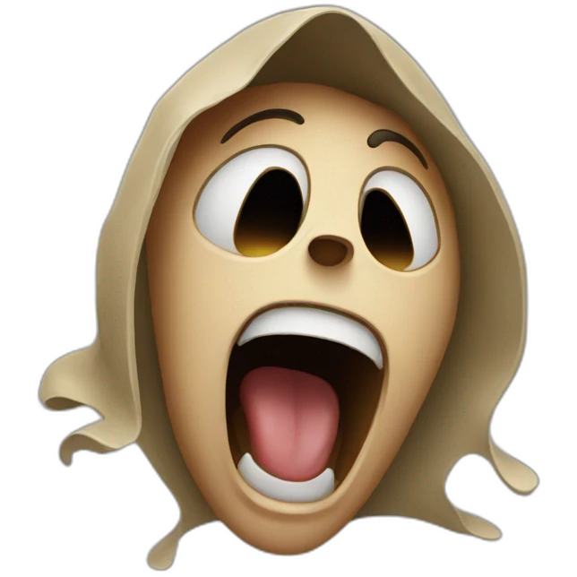 Scream emoji