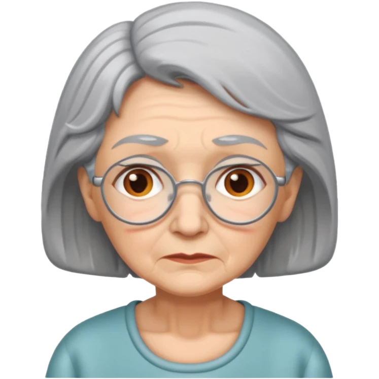 granny thinking emoji