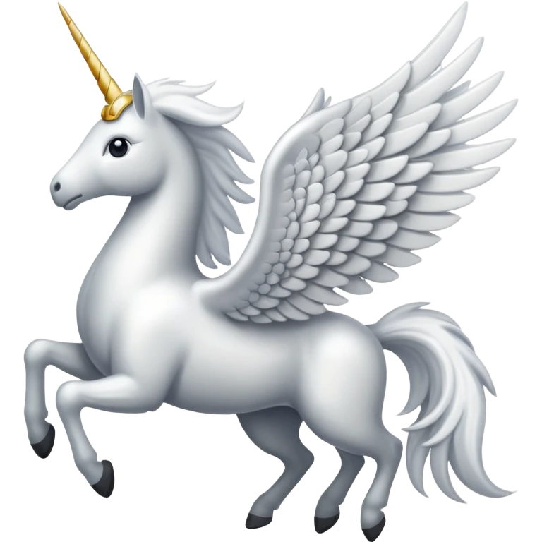 Pegasus white emoji