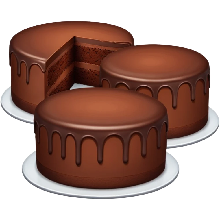  3 pieces of cake emoji