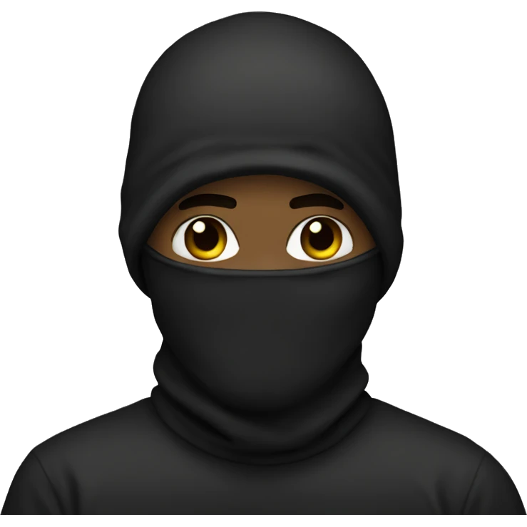 balaclava rapper emoji