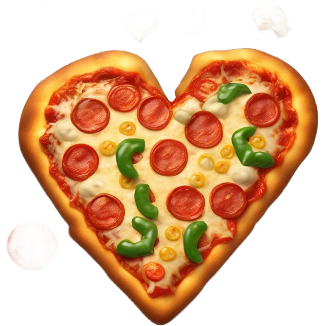 heart pizza emoji
