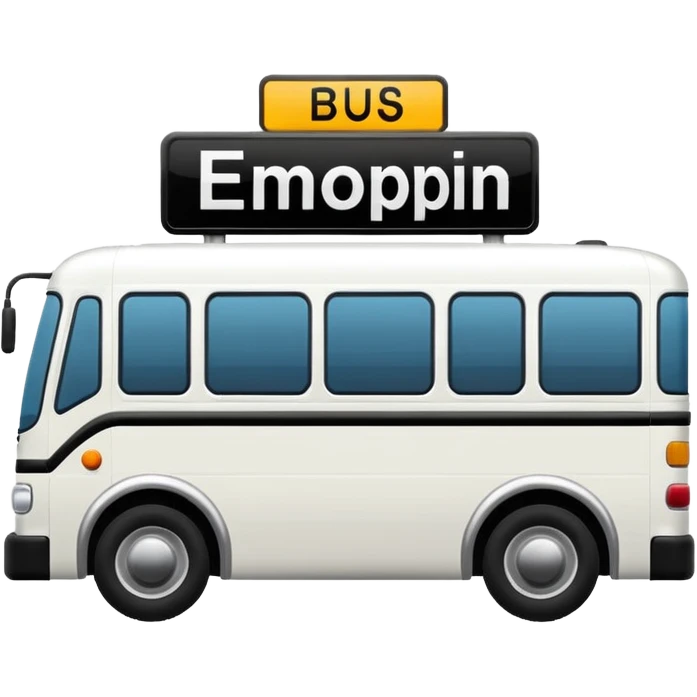 bus sign emoji