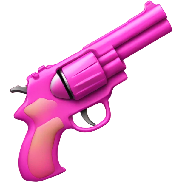 pink gun bullet emoji