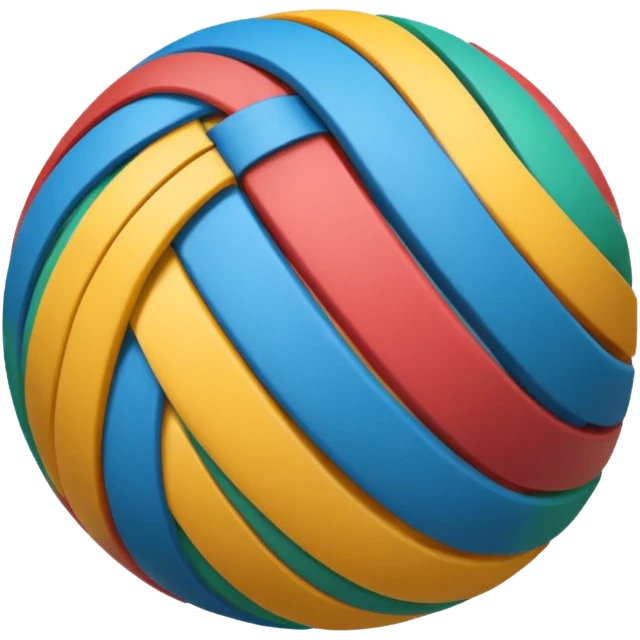 A Rubber Band Ball. emoji