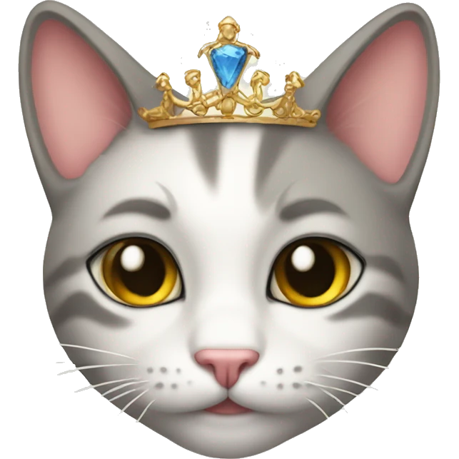 Cat thats a princess emoji