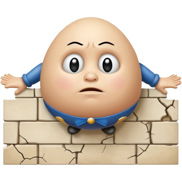 Humpty Dumpty Sat On A Wall emoji
