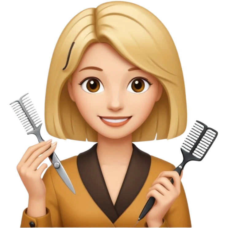 coiffeuse metier emoji