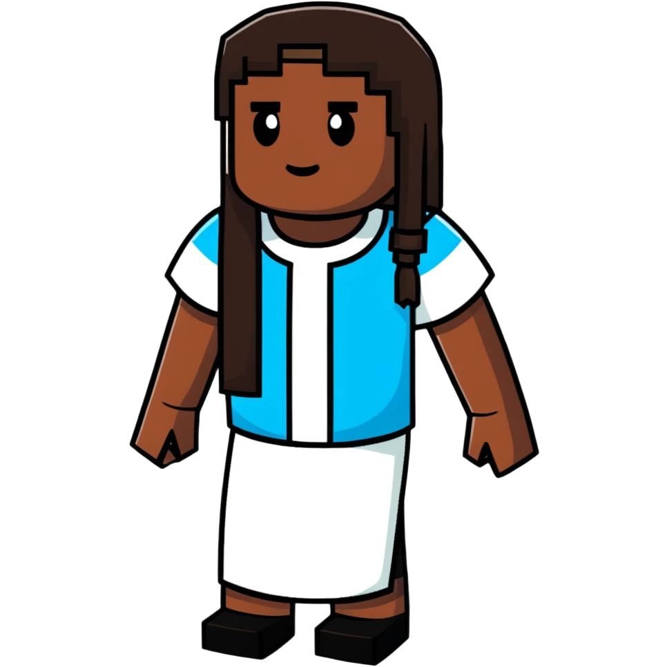 Danielle Brooks as a Minecraft character emoji