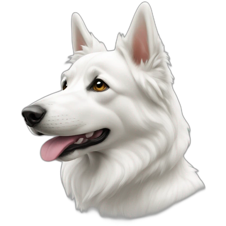berger suisse blanc emoji