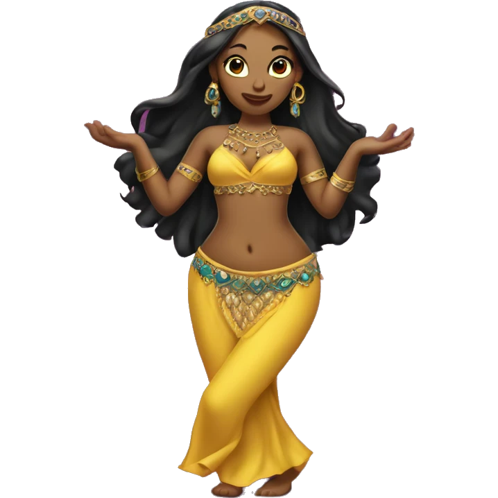 Belly dancer emoji