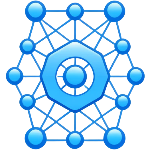 n8n logo, workflow automation, blue nodes connected emoji