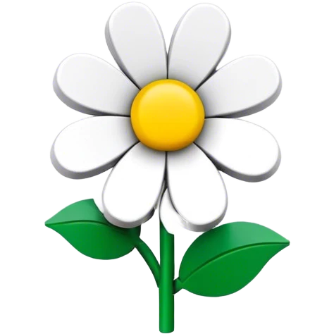 Lego flower emoji