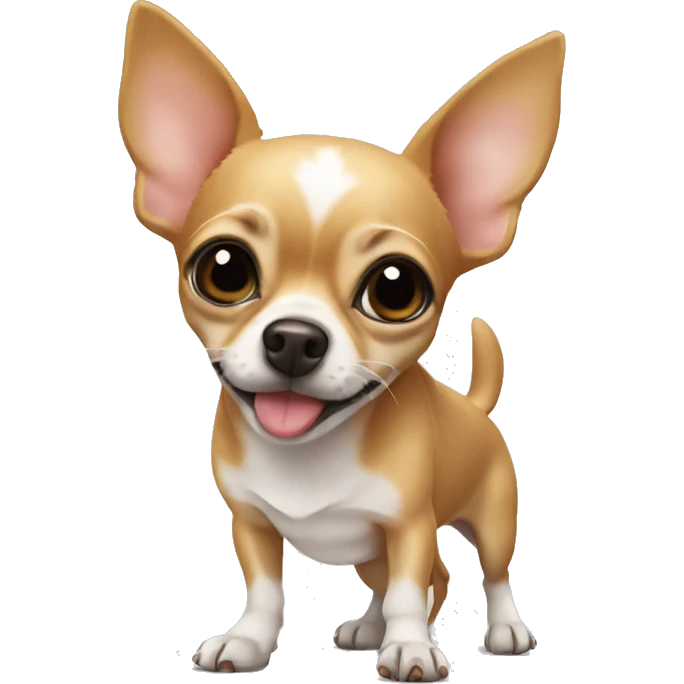 Chihuahua blowing kisses emoji