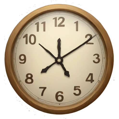 december cristmass clock emoji