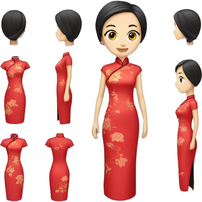 red qipao emoji
