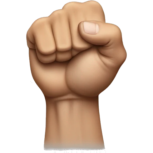 Flexed Biceps of two hands emoji