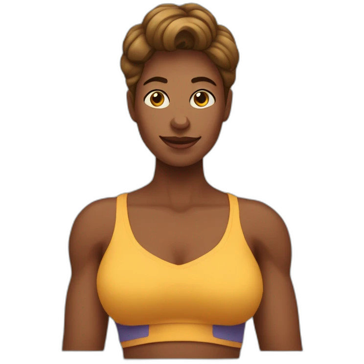 Une maman musclée emoji