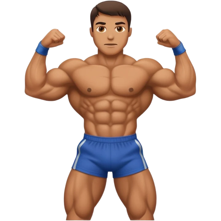 The rock physique emoji