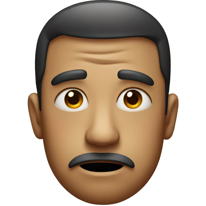 a frowny face emoji