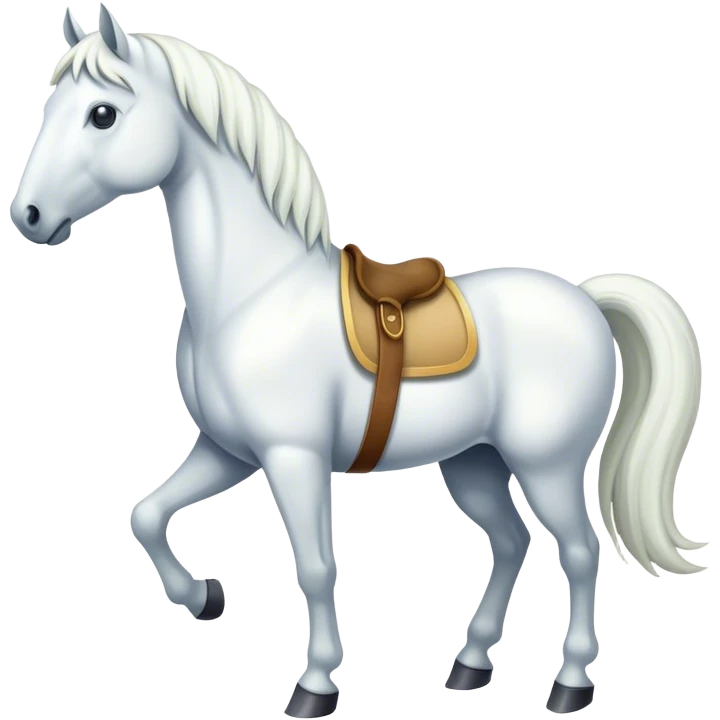 White horse emoji