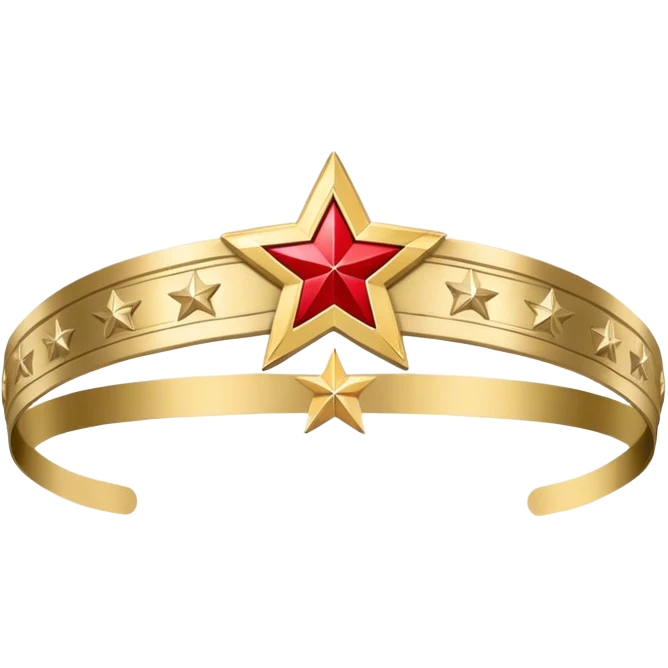 Wonder Woman headband emoji