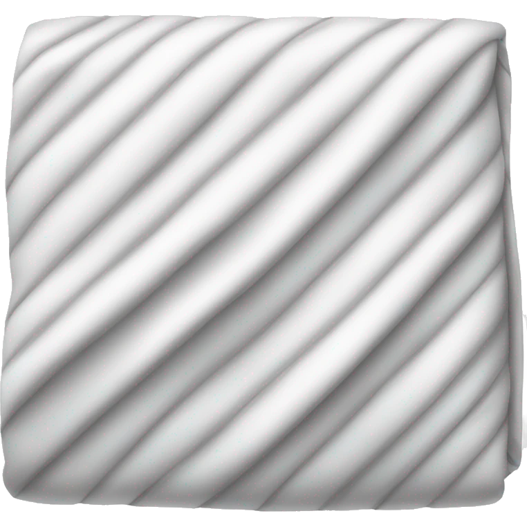white folded blanket  emoji