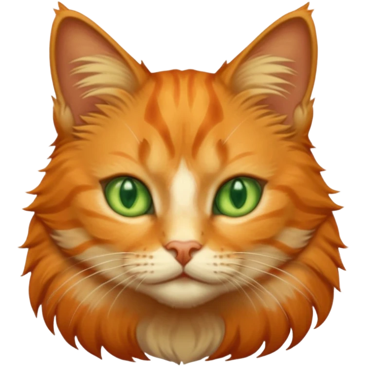 Gato laranja emoji