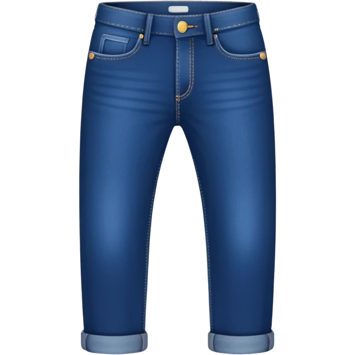 plain isolated dark blue pants emoji