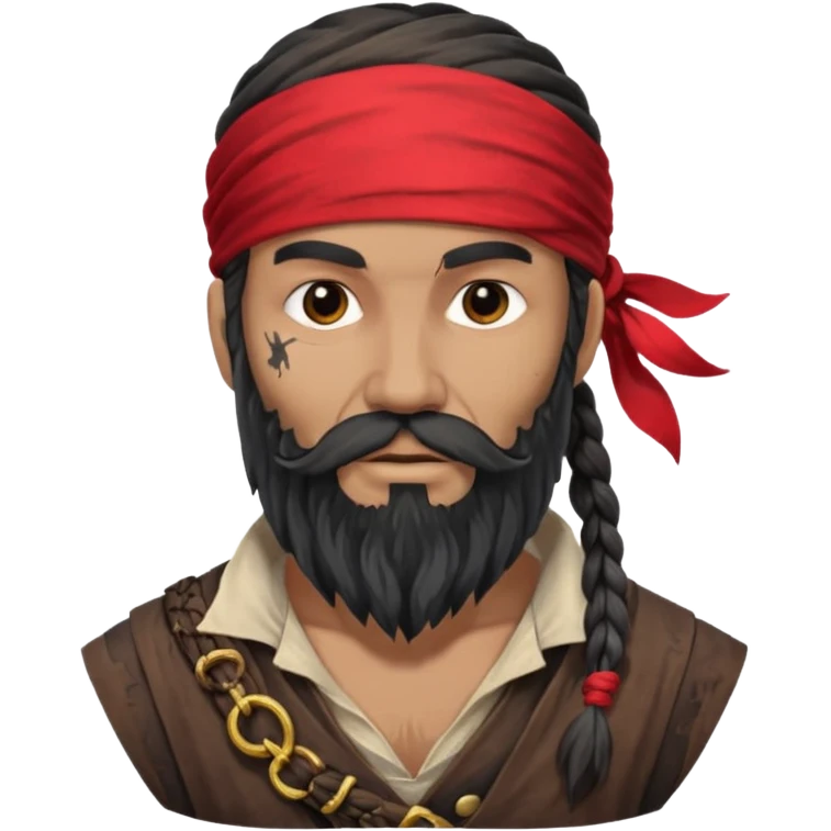 Pirate with Long Beard emoji