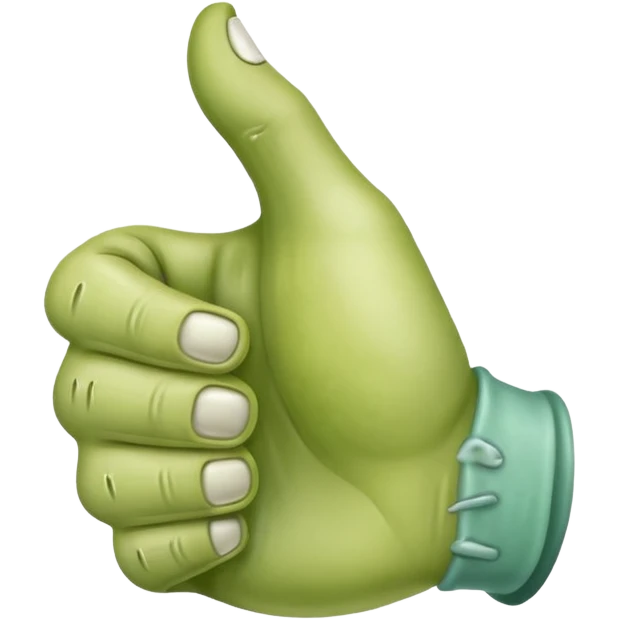 Gangrene thumbs up emoji