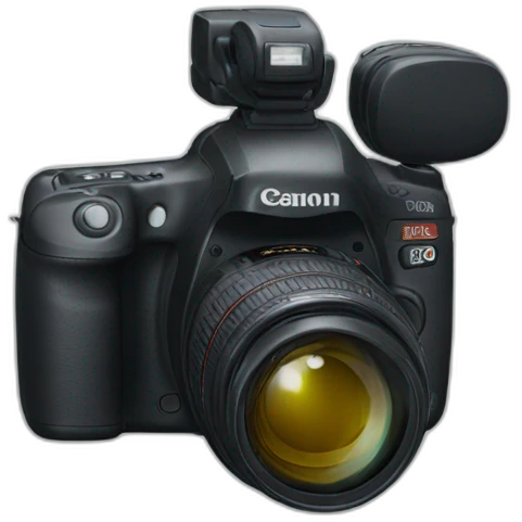 canon camera with 777 as logo emoji