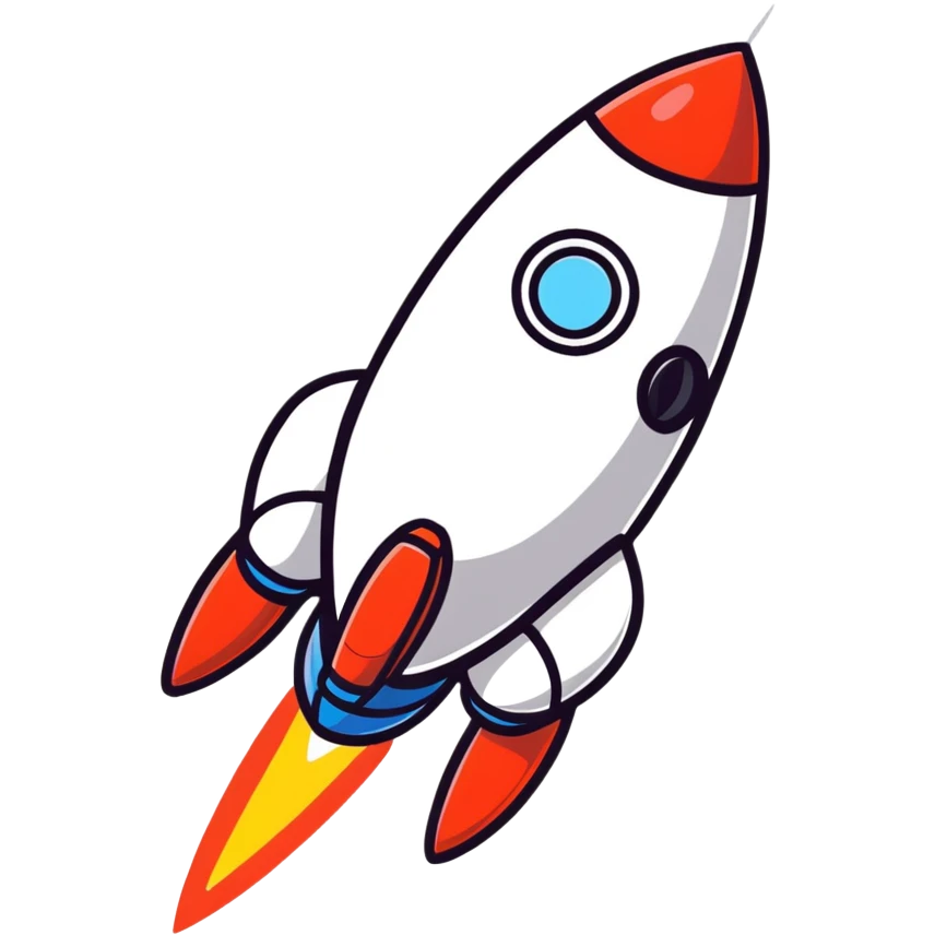 rocket ship product emoji