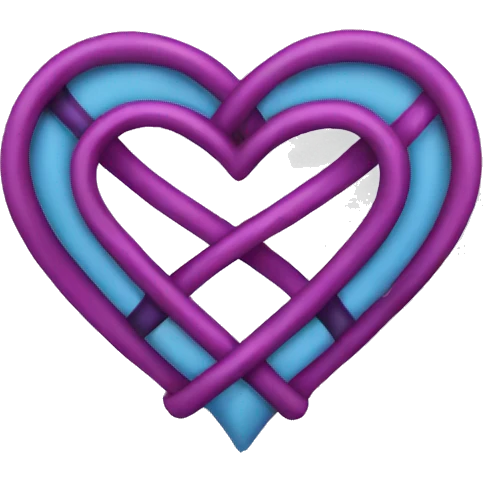 Heart with infinity emoji