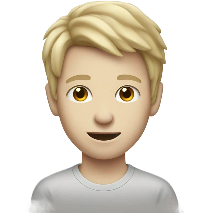 Skateboarding white pale boy emoji