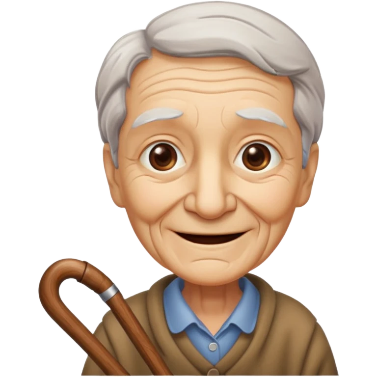 old earth with cane emoji