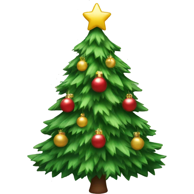 cute chrismas tree emoji