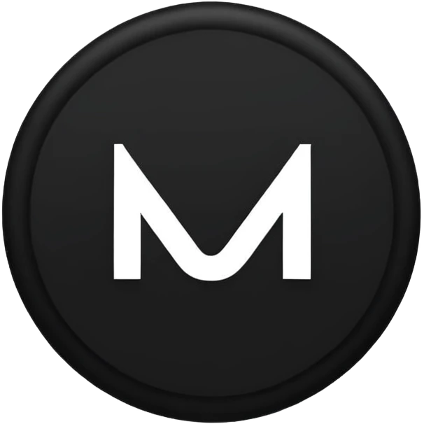 Black circle with “MB” written on in the middle of it. Nothing else no holes or anything. emoji