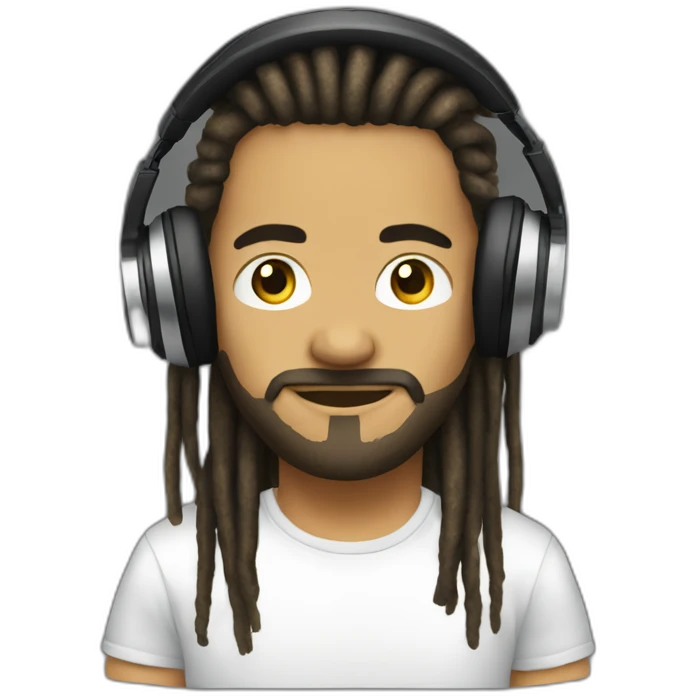 dj-japanese-dreadlock-raggae-headphone emoji