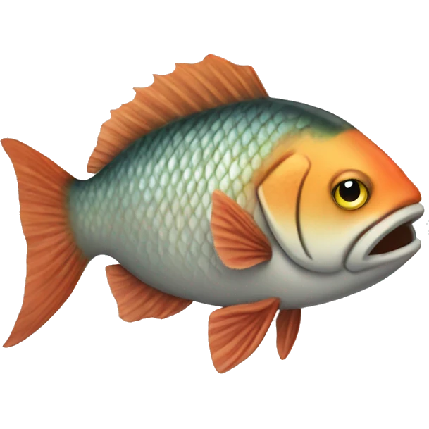 Fish Christmas carol emoji