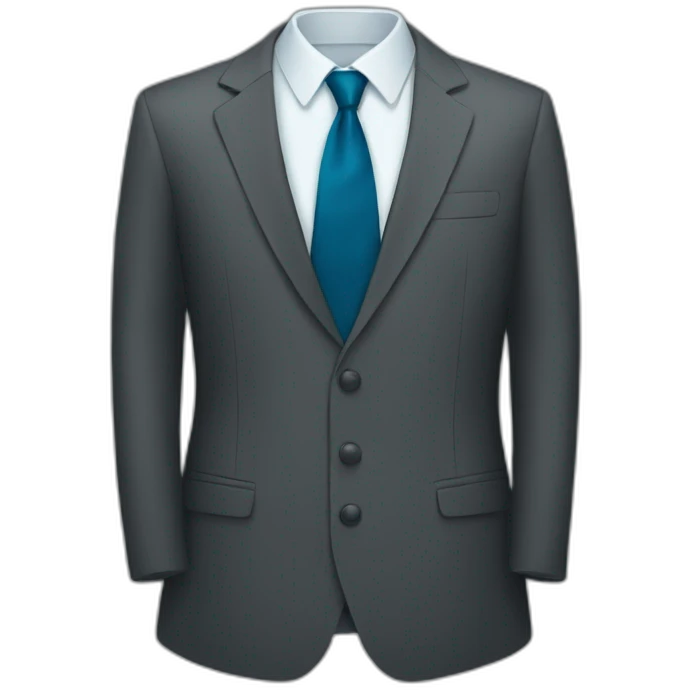 Suit and tie emoji